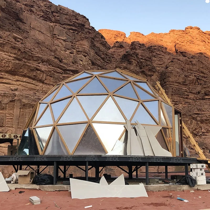 desert camping tent glass igloo house tent for resort hotel