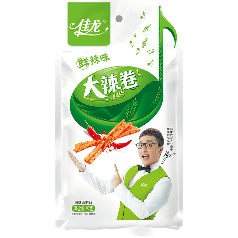 
92g Hot Spicy Strip Per Bag Spicy Chewy Snacks Food Chilli Snack Bean Snacks Chinese Special Latiao Spicy Gluten Sticks 