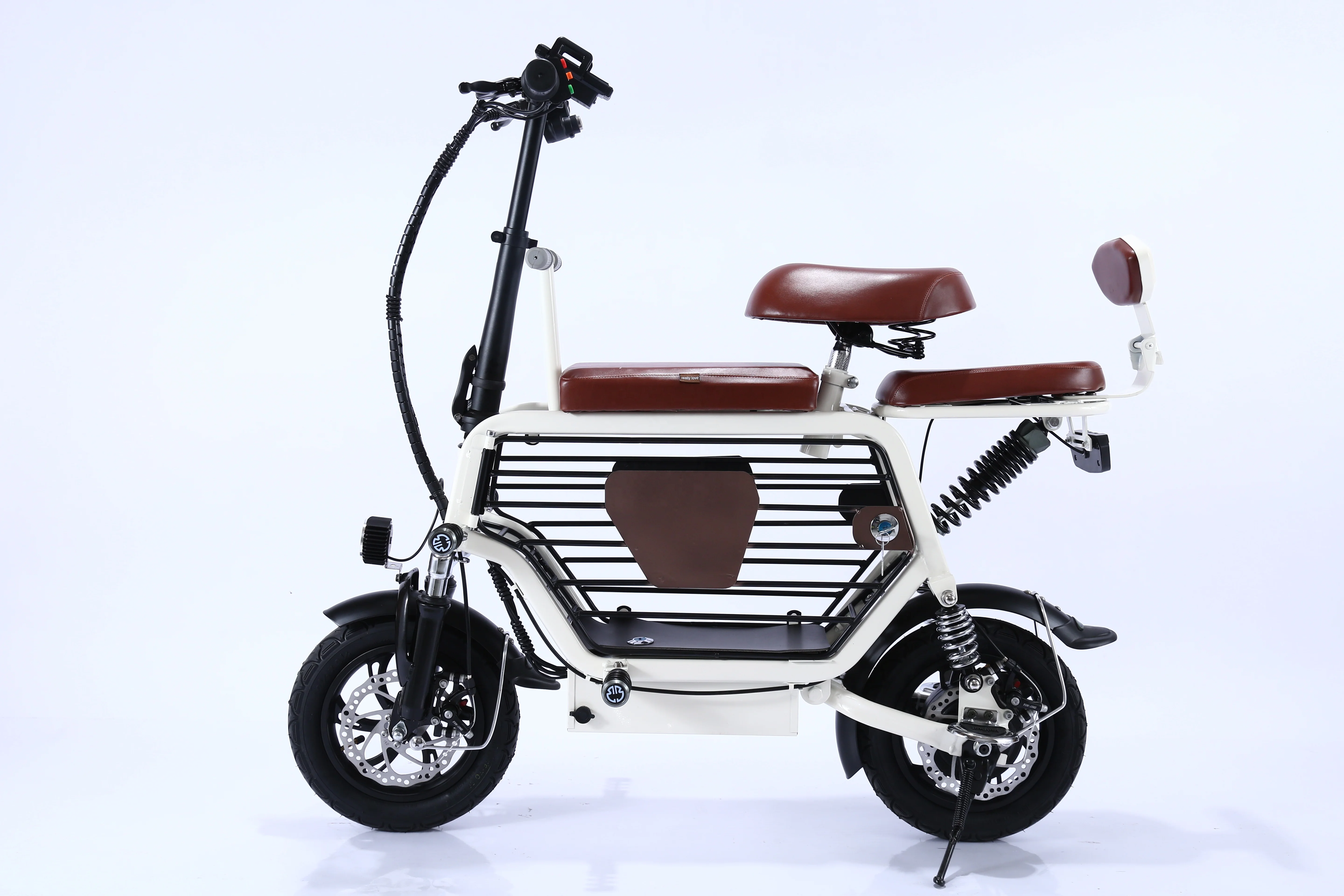 2 Wheel Cheap New 350w 500w 48v Electric Moped Bike With Pedals Electrica Ebike Scooter Electric Bike Bicycle