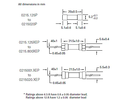 Littelfuse 0215004.MXP керамика предохранитель 4A 250 в 5x20 мм медленный удар предохранитель