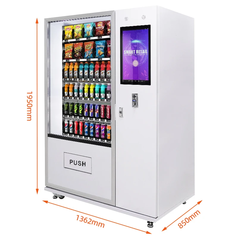 FUNDORD wholesale automatic electric refrigerated cold drink beverage vending machine