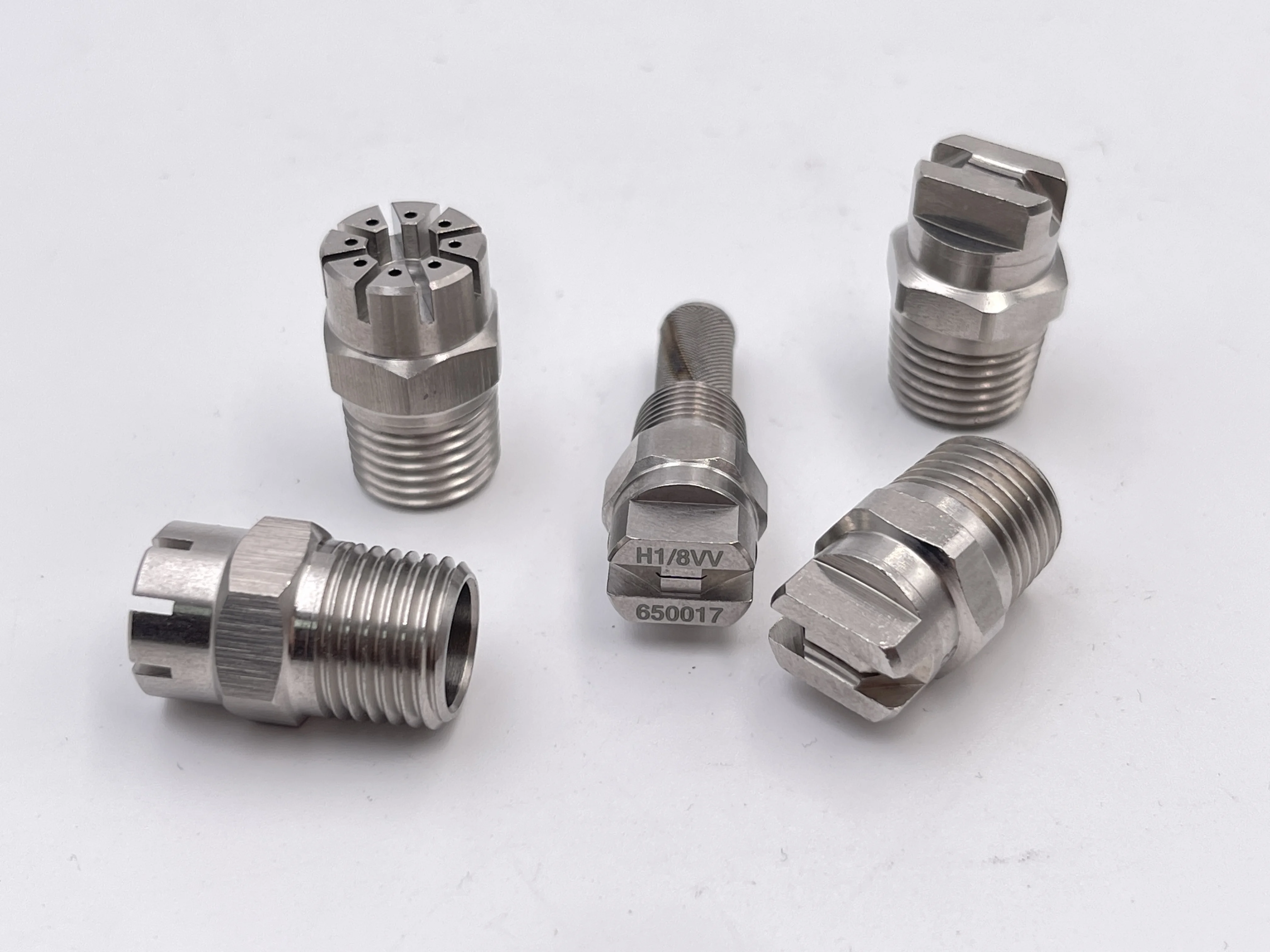 Hot Sale Vee Jet Flat Fan Water Spray Nozzles High Pressure Water Jet Nozzle Carton Box Stainless Steel Provided Argent ST 0.2
