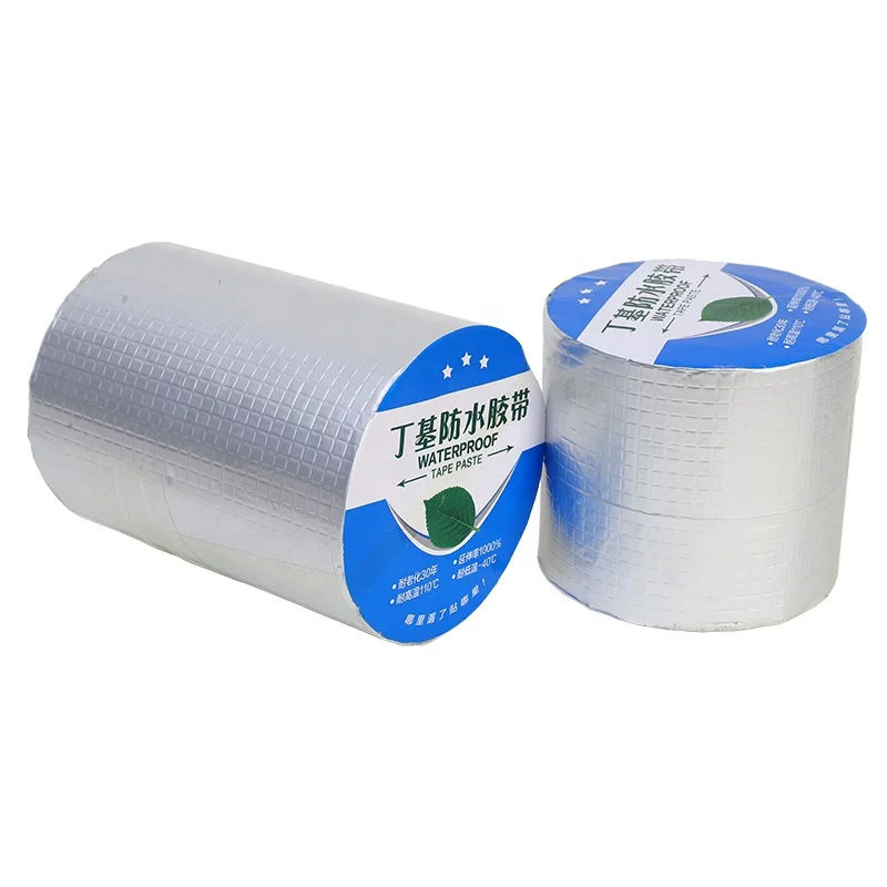 Roofing Repair Sealant Tape Butyl Waterproof Butyl Seal Aluminum Roll Butyl Rubber Tape