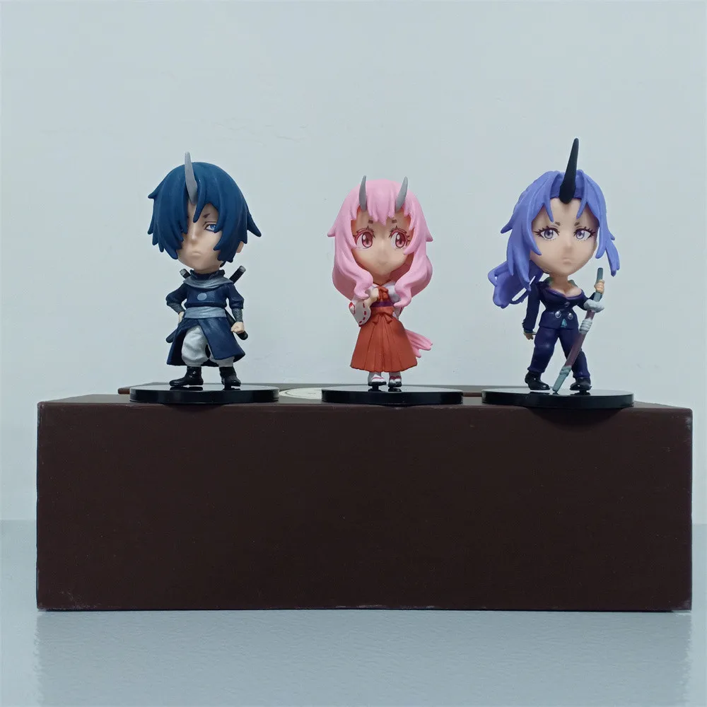 6pcs/set Rimuru Tempest Anime That Time I Got Reincarnated As A Slime Shion PVC Model Dolls Toys Colletible Figurals