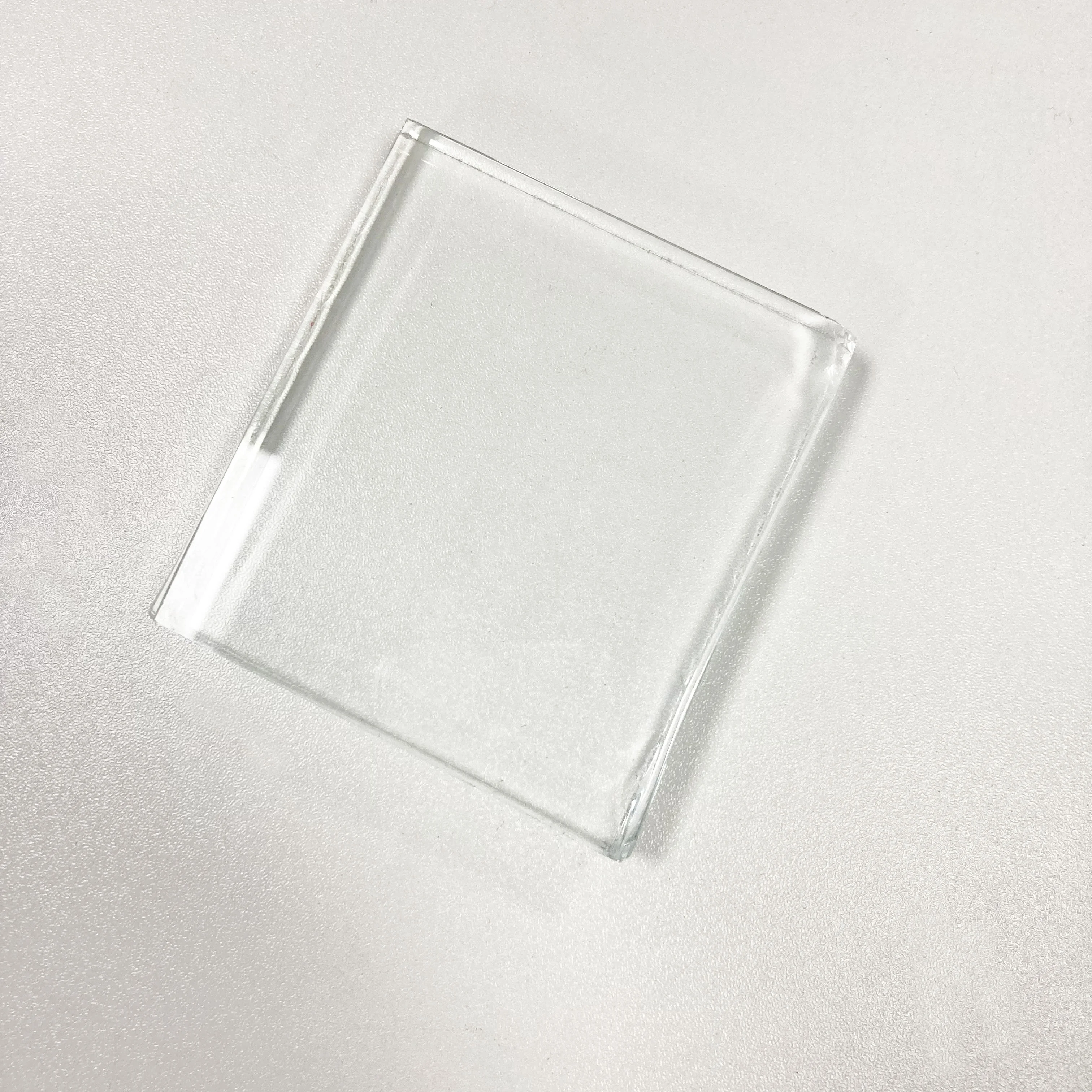 98% High Transmission low Iron Glass Custom Size Customized Extra White Glass For Surveillance Camera