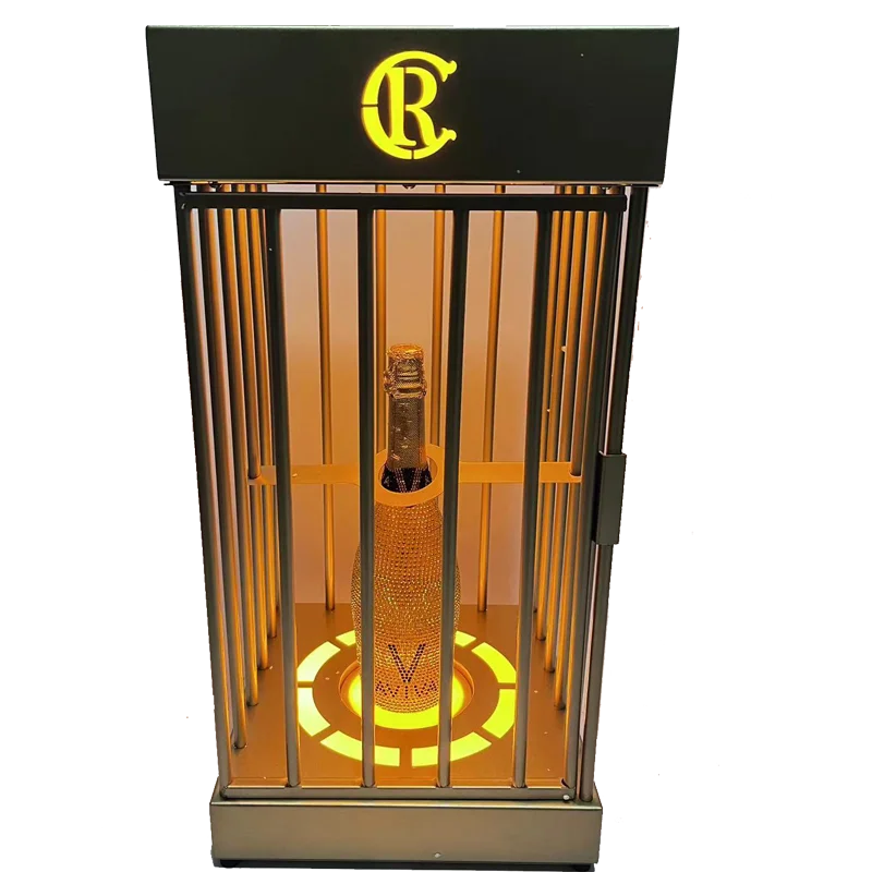 Перезаряжаемый индивидуальный логотип клетка бутылка Ведущий для гостиной