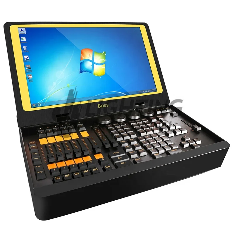 High Quality Dmx Console Stage Light MA Laptop Controller led lighting Command Fader Wing On PC