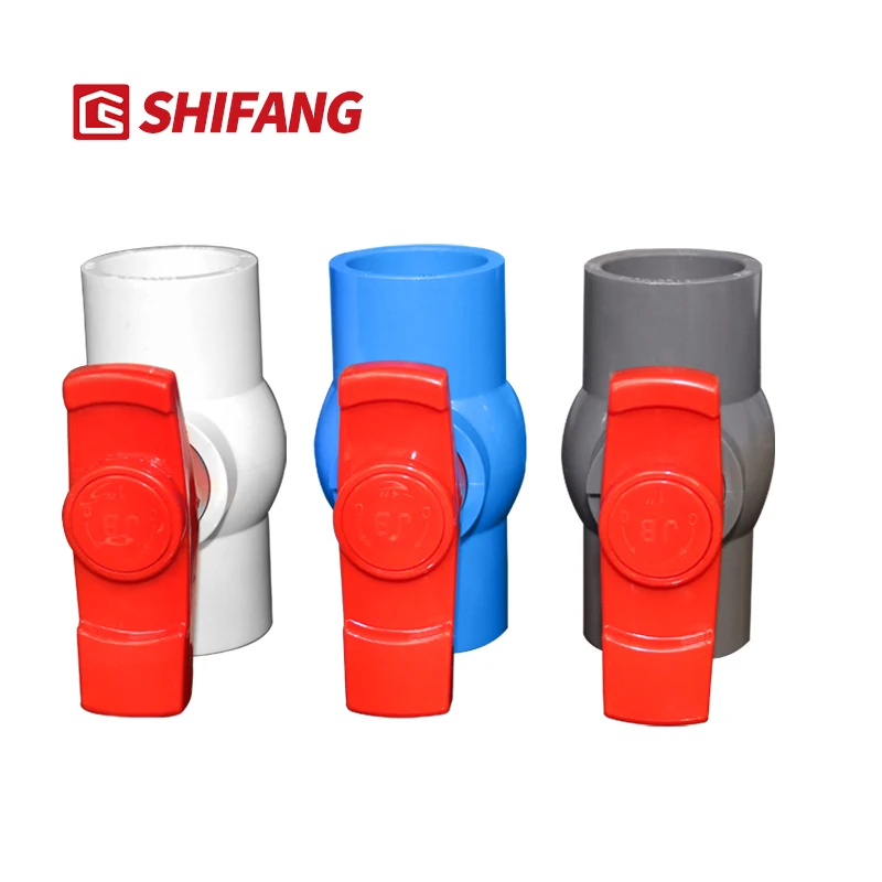 Hot sale pvc pipe fittings valves and fitting Female  plastic ball valve for water supply
