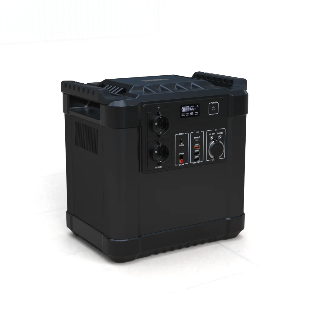 Quality Assured Lithium Battery Emergency Outdoor Home Camping Usb Type-C Portable Power Station With Solar Panel