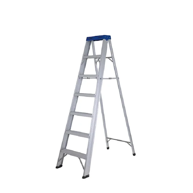Simple design 6 step tall aluminum single sided ladder AP-2626