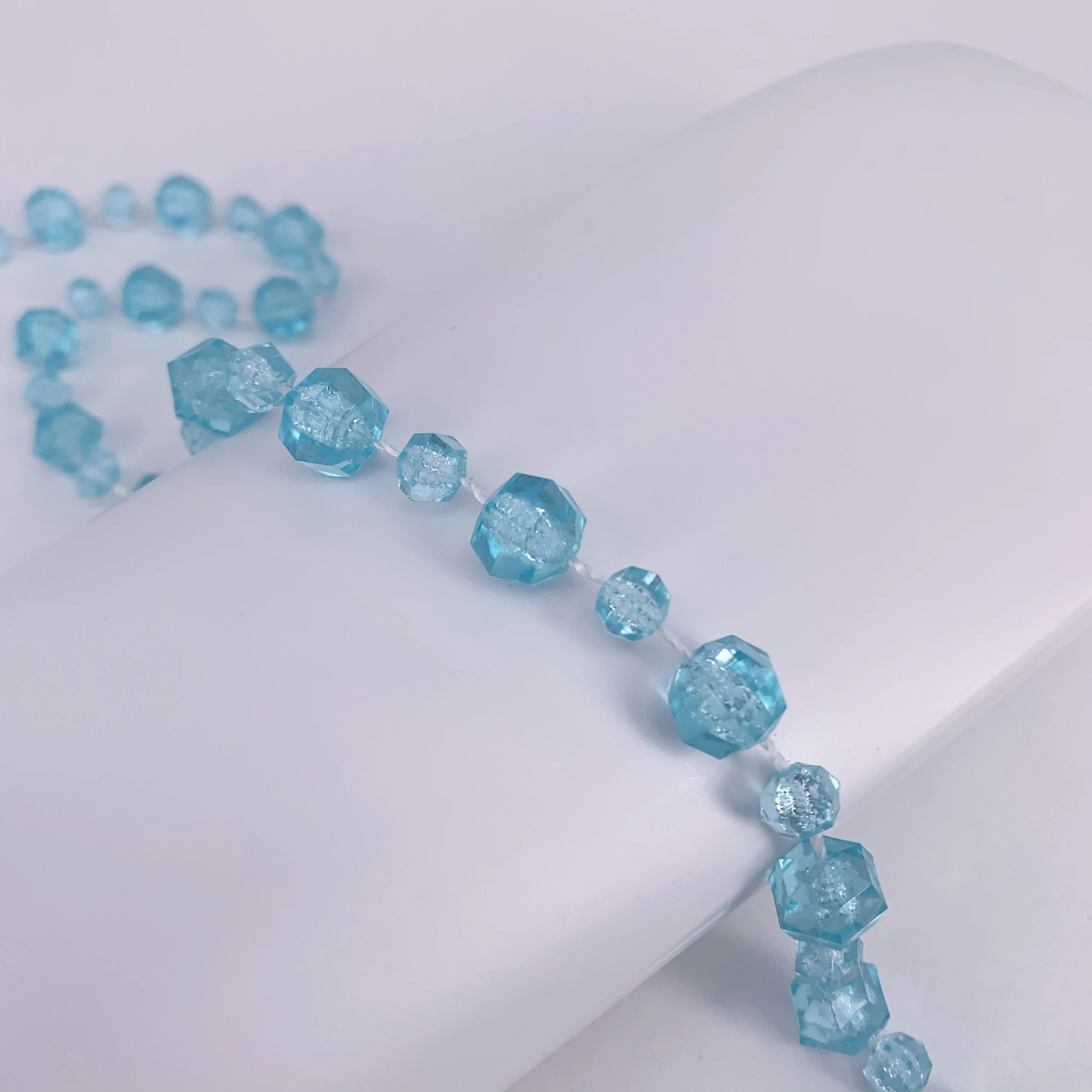 Wholesale Acrylic Plastic Crystal Transparent Beads For DIY Jewelry Accessory
