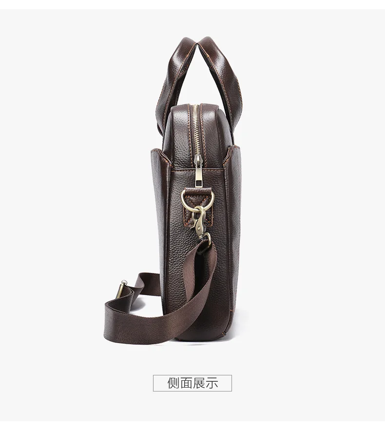 2023 High quality for men cross body Messenger Work Business laptop bag Computer Package tool bag cow leather handbags
