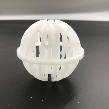 Plastic tri-pack media Tri-pack ball for watertreatment