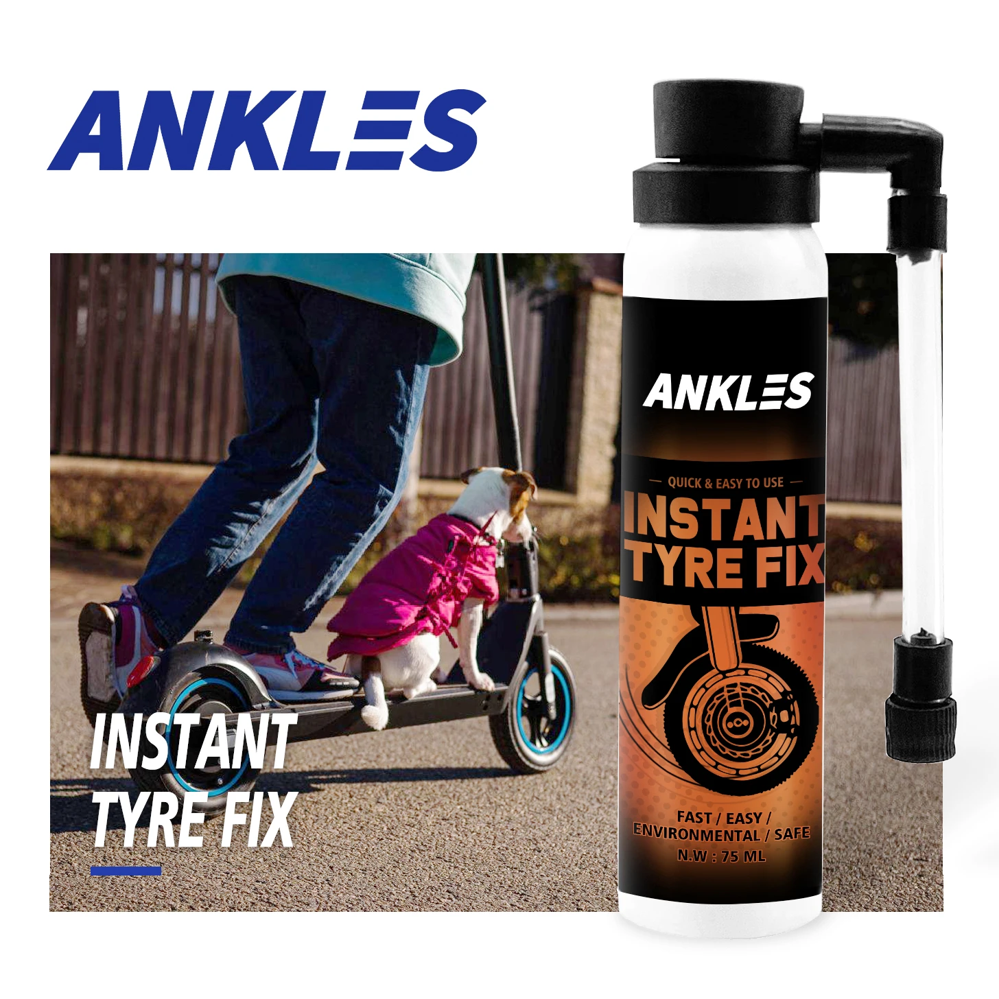 ANKLES 75ml low price motor ingredient tire puncture repair sealant liquid tire sealant