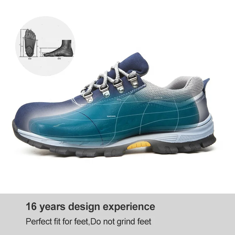 Flip fur protective shoes anti-mite puncture protective shoes oil resistant acid and alkali safety shoes