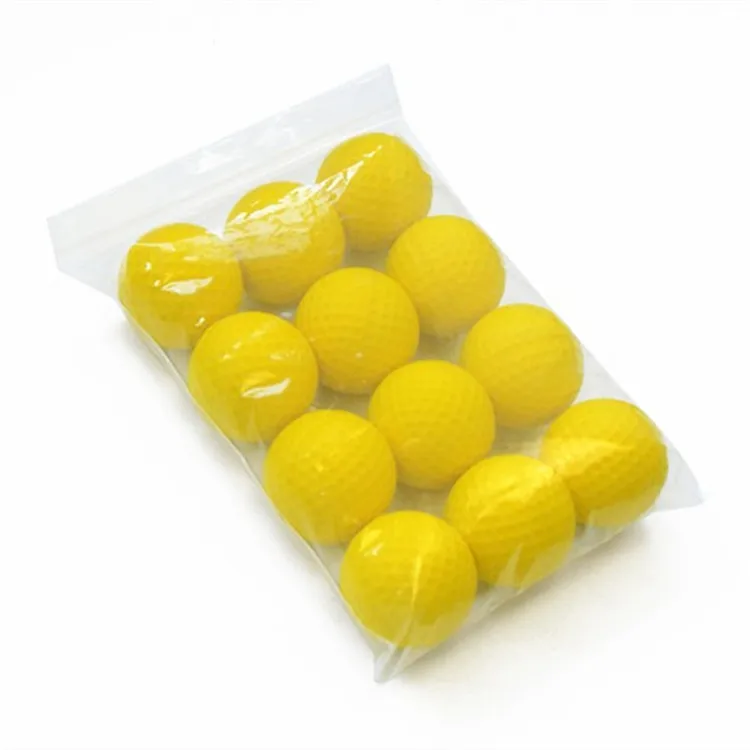Hot Selling Soft Blank PU Foam Golf Ball High Quality 12 Pack Training Golf Stress Balls
