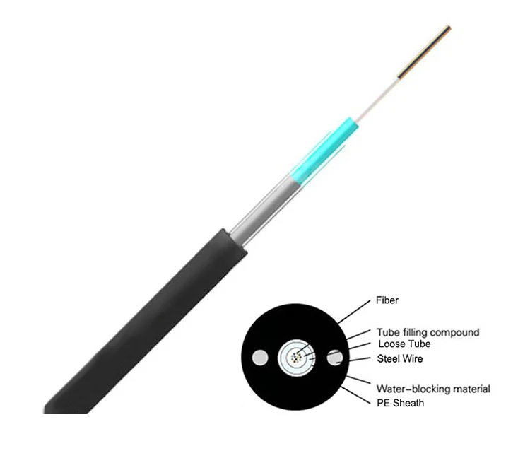 Unitube анти грызунов волоконно-оптический кабель GYXTY 1 км Цена