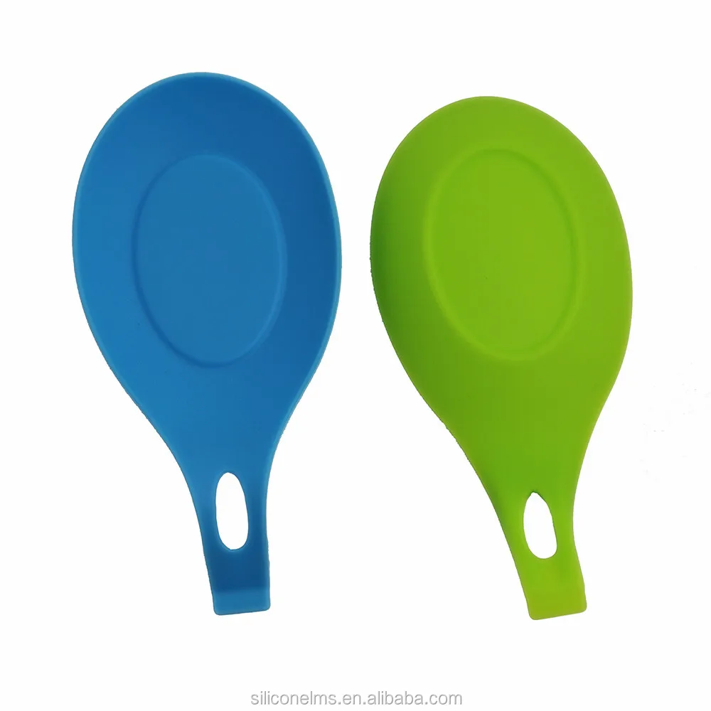 
Heat Resistant Food Grade Kitchen Silicone Utensils Holder Flexible Silicone Spoon Rest 
