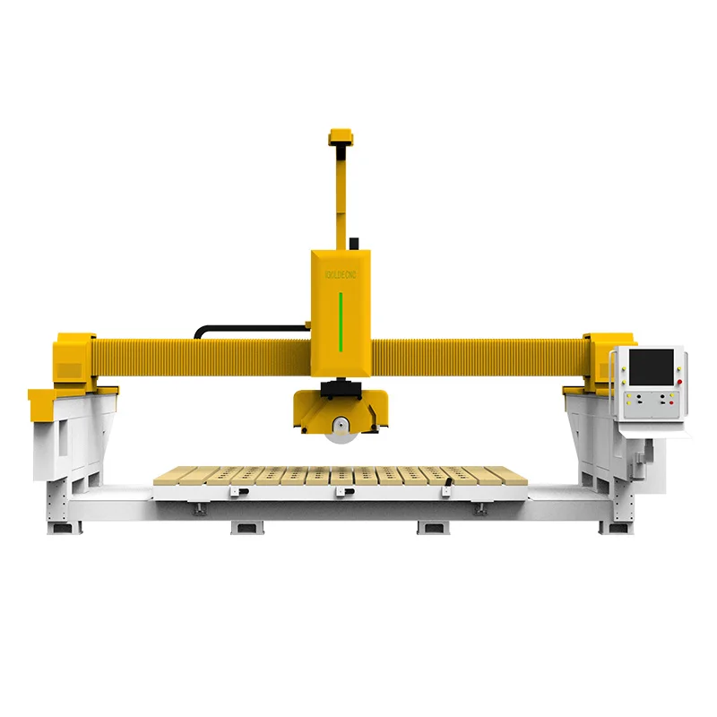 Best Selling Stone CNC Router Multifunctional 5 Axis CNC Bridge Saw Stone Cutting Machine
