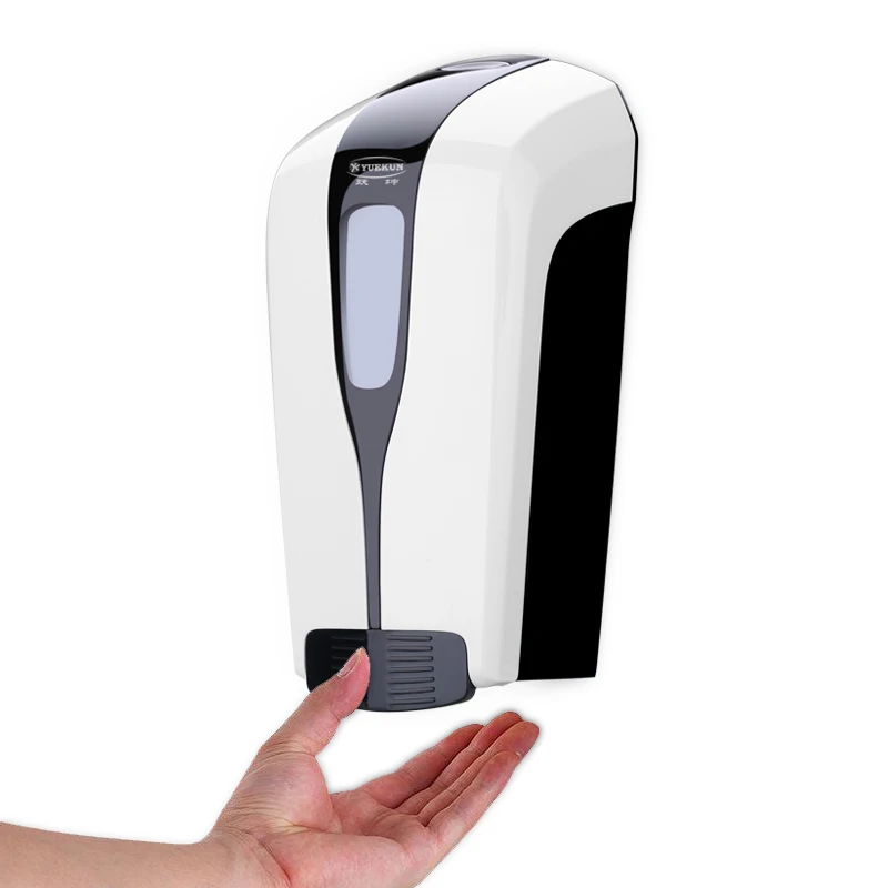 Wall mount ABS plastic gel type shower dispenser 500ML manual liquid soap dispensers with bottle