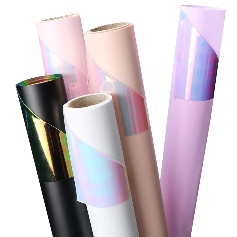 2023 20sheets Korean Luxury Magic color Waterproof Packaging Cutter Gift Floral Wrapping Paper