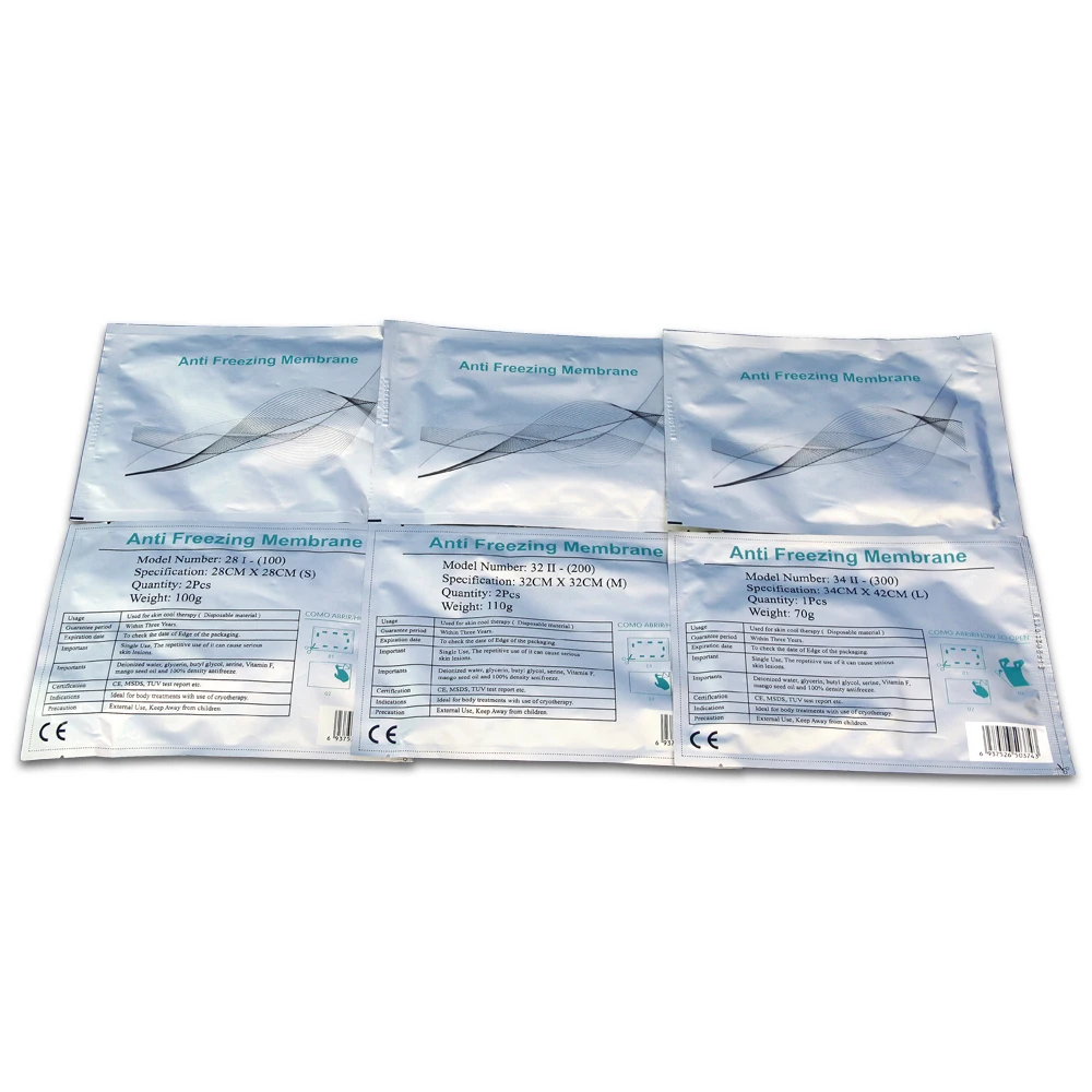 MSDS tested anticongelante Antifreeze Membrane For body shape crio body lipolysis Anti Freeze Film