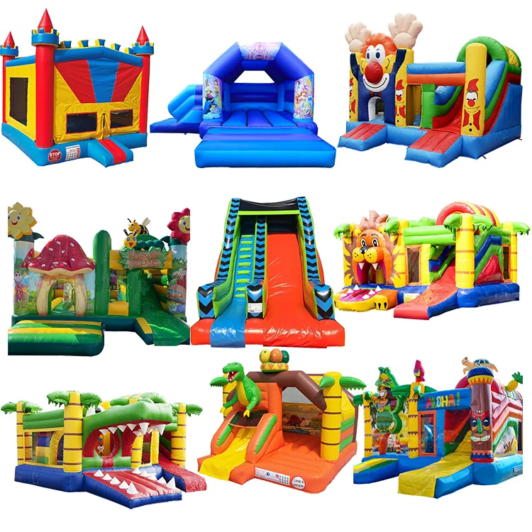High Quality Wholesale Bouncy Castle Inflatable Bouncing Castle With Slide Commercial Bouncy Castle For Kids