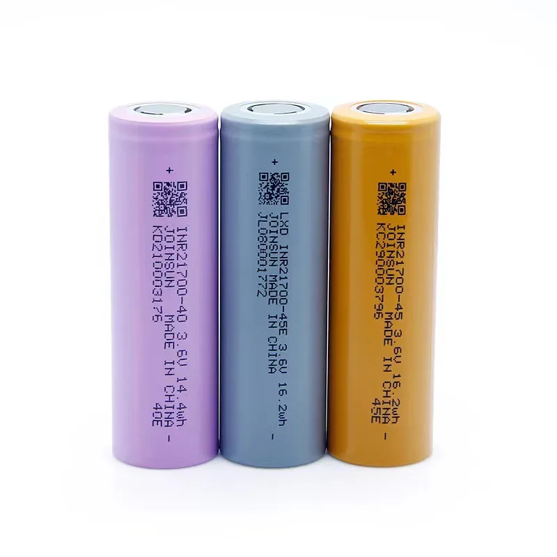 Top Quality Grade A 21700 Battery 3.7V Solar Light Batteries 45E Flashlight Cells