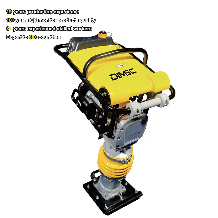 PME-RM80 Quality Portable Construction Petrol Vibratory Earth Rammer Jumping Jack Compactor
