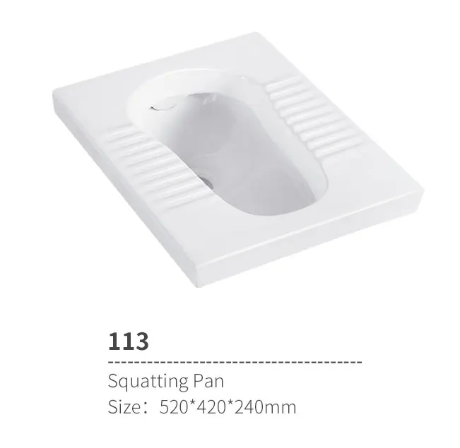 
Tangdao toilets cheap high quality modern s-trap standard toilet size water closet ceramic squat pan 