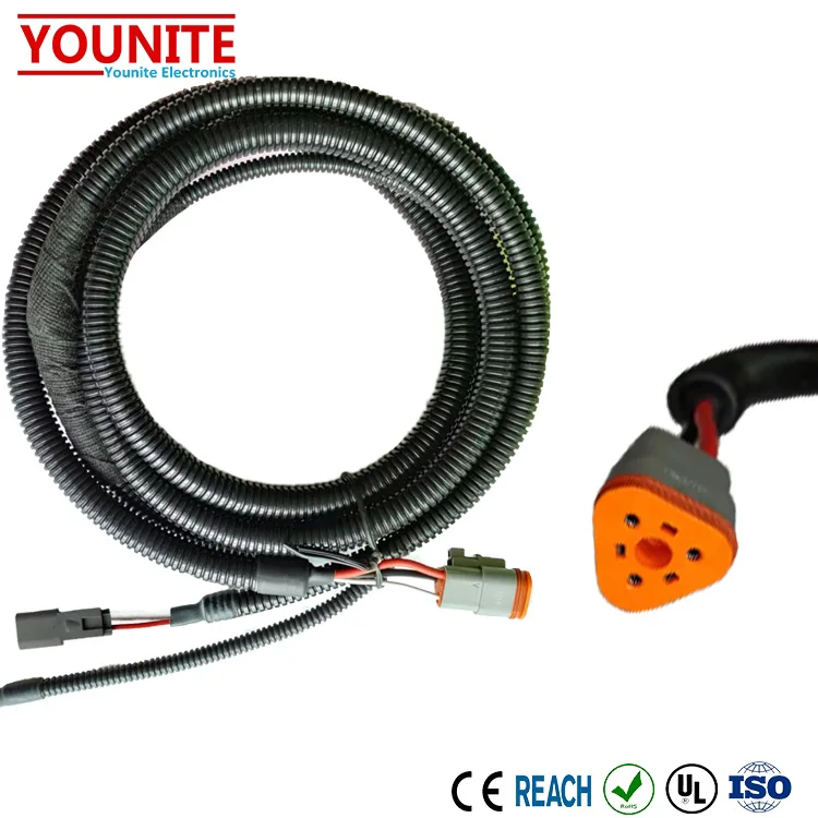 Automobile headlight wiring harness car headlight harness DT06-3S DT06-2P