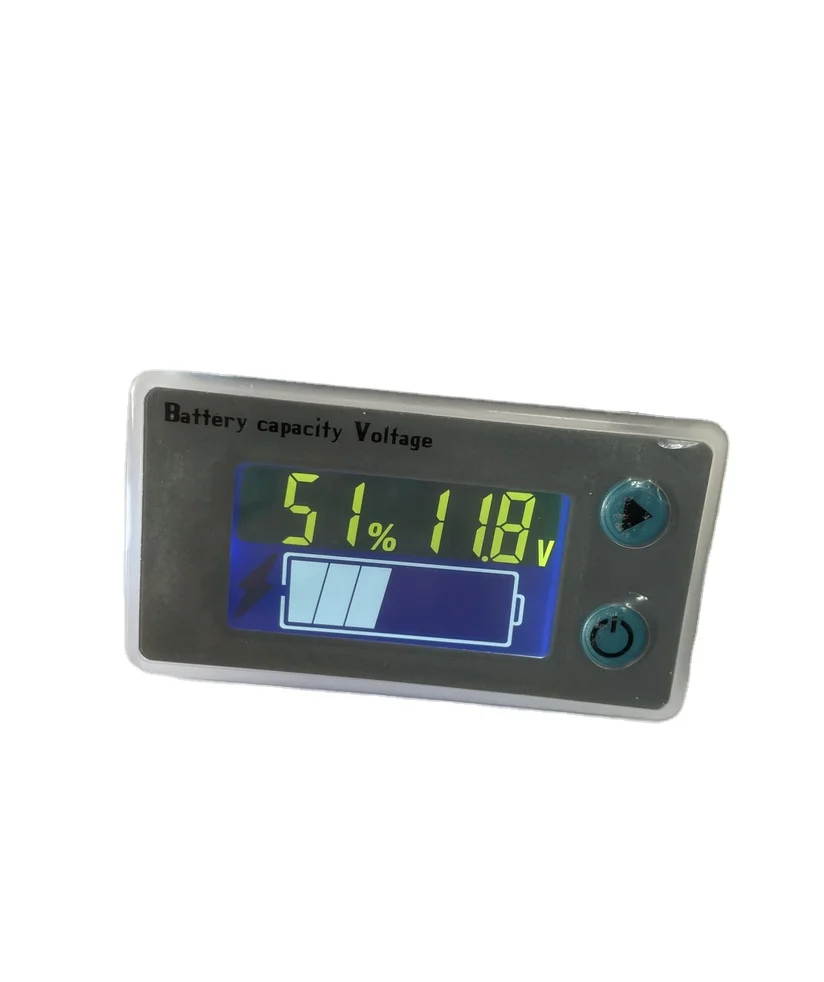Colorful battery capacity indicator 10-100v suitable for Lithium lead acid lithium iron phosphate nickel metal hydride