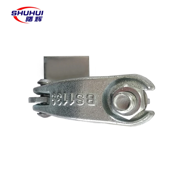 Board retaining scaffolding coupler