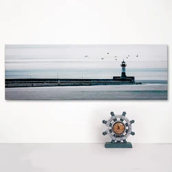 Wholesale seascape paintings lighthouse and sea gull photo picture for wall canvas art home decor prints