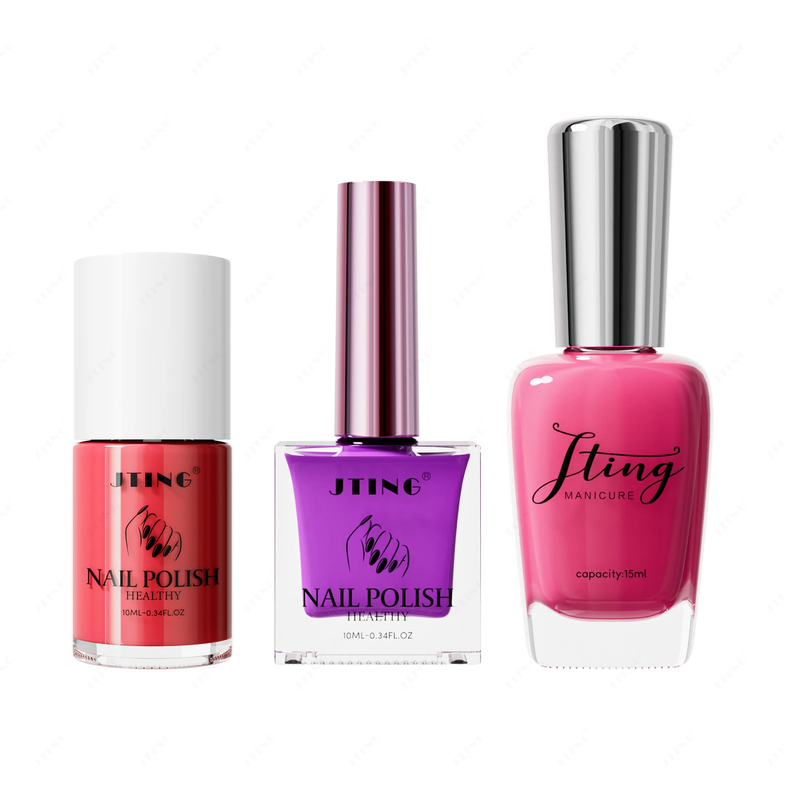 JTING 81colors Oil Based Nail Polish Set Semi Permanent High Pigment Breathable Vegan Regular Nail Lacquer OEM Private Label
