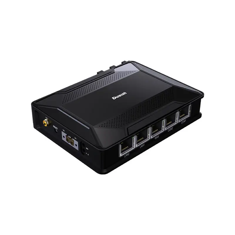 Dusun OpenWrt OS Rs485 To Ethernet Converter Rs232 Mqtt Gateway 4G LTE Cat4 for Industrial
