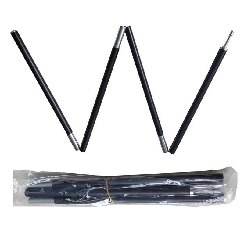 Camping Hiking Telescopic Collapsible Aluminum Tube Tarp Tent Poles