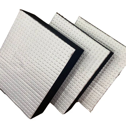 Heat insulation board coated aluminum foil insulation rubber sheet/tube  aluminum foil rubber foam 19mm