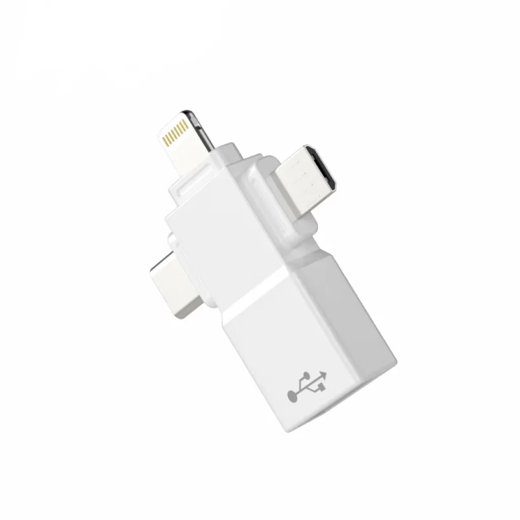 Бавин OTG-03 USB адаптер для камеры широко совместим с высокой скоростью передачи адаптеры питания «Три в одном» интерфейс зарядное устройство и