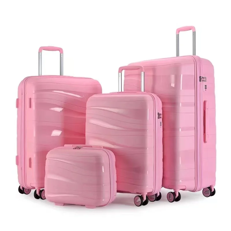 SMALL CASE/ 20INCH/24INCH/28INCH 1 SET Original Factory Own Design Pp Travel Trolley Luggage Bag Suitcases Luggage Sets