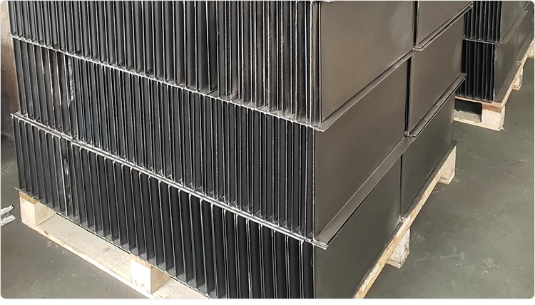40mm fin pitch transformer Corrugated fin radiator manufacturer China