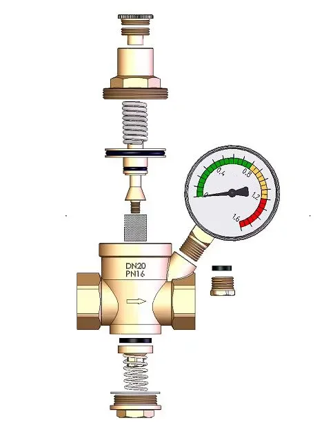 WEILING Wholesale Customized Quality Hot Selling pressure regulator valve brass pressure regulator