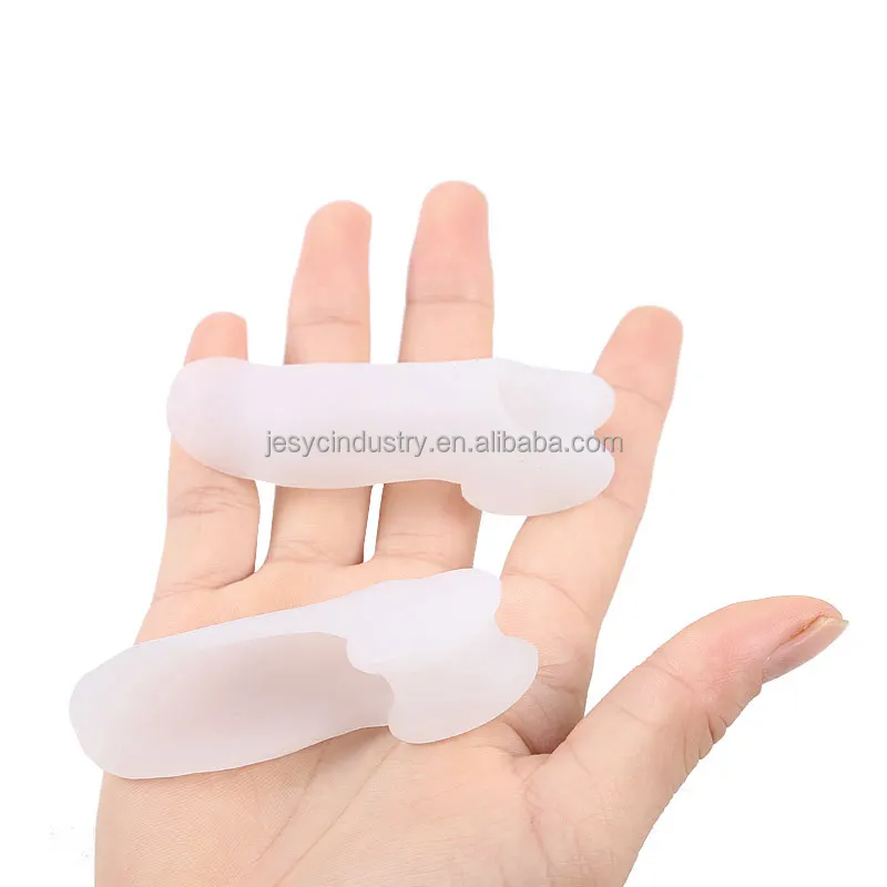 Silicone Gel Foot Protect Accessory Toes Finger Bunion Protector Pad Small Toe Separator Silicone Valgus Toes Sleeves Corrector