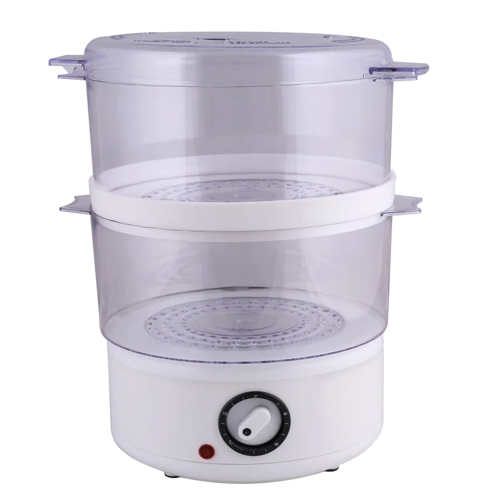 2 Layer Electrical Food Steamer For Cooking