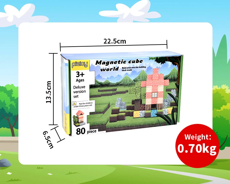 Educational magnet building blocks stem magnet toys for toddler Gift for Boys Kids Age 3-12