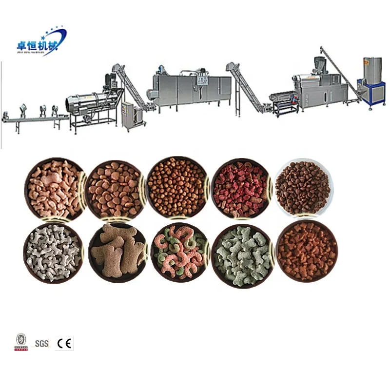 Zhuoheng Outlet Best selling wholesale price dry pet dog cat food pellet processing machine