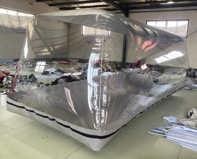 Factory price transparent outdoor car storage capsule inflatable garage car cover