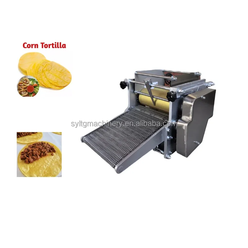 Small Business Arabic Pita Bread Mexican Taco Chapati Tortilla Corn Pizza Dough Pressing Maker Machine