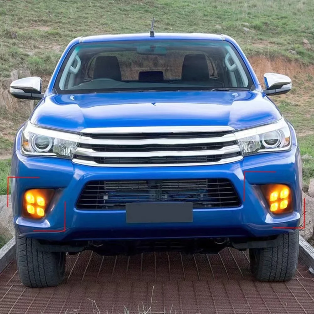 LED Fog Lamp for Hilux Revo daytime running lamp with high quality 4 eyes style