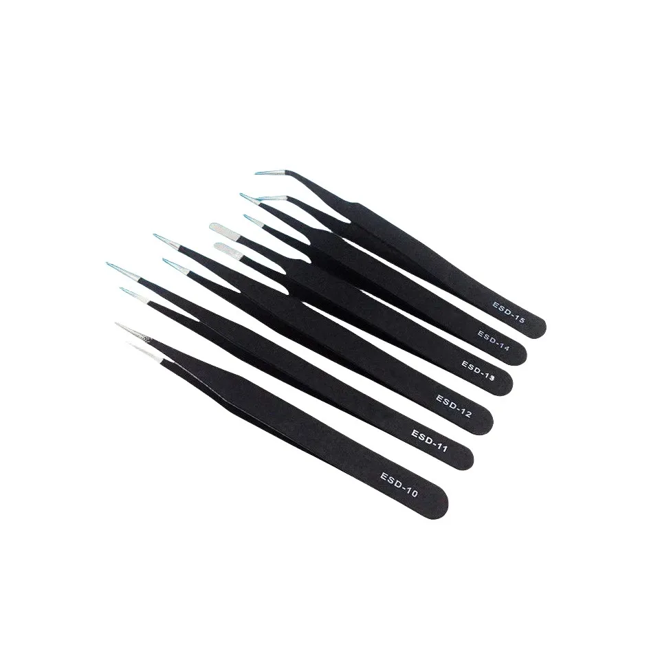 New Style High End Anti-Static Tweezer Portable Design Tweezer Tool Kit For Electronics